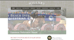 Desktop Screenshot of hillarysimpson.com