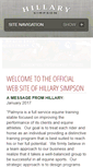 Mobile Screenshot of hillarysimpson.com